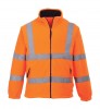 HiVis fleece s podšívkou ze sitoviny F300