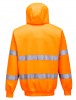 HiVis mikina se zipem a kapucí B305