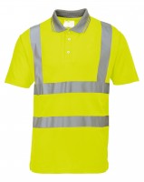 Hi-Vis polokošile s krátkými rukávy S477