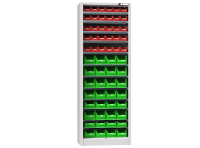 Skříň UK2 s plastovými boxy, UK2-B2