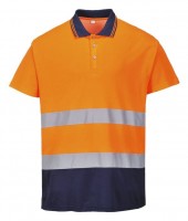 Two Tone Cotton Comfort Polo S174