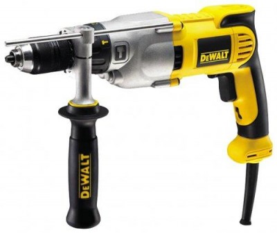 DEWALT Příklep.vrt. 950W/2 rychlosti/rychloup. sklíčidlo/kufr/spojka 