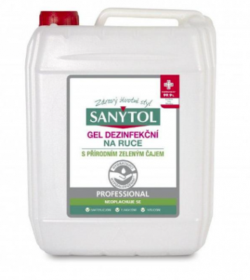 Sanytol Dezinfekční gel na ruce 5l 