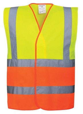 PORTWEST Dvoubarevná vesta Hi-Vis C481 