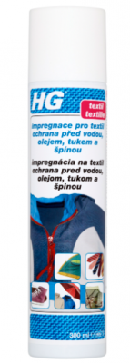 HG Impregnace pro textil ochrana před vodou olejem, tukem a špínou 