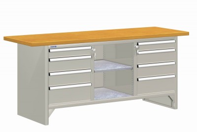 FAMEPLA Stůl pracovní MODULAR, standardní provedení, 42-84207-21 