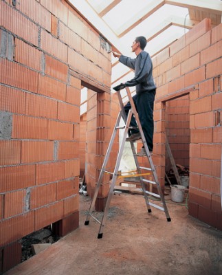 ZARGES Žebřík stup. stojací, jednostranně schůdný, délka 0, 61m, výška 2, 65m 